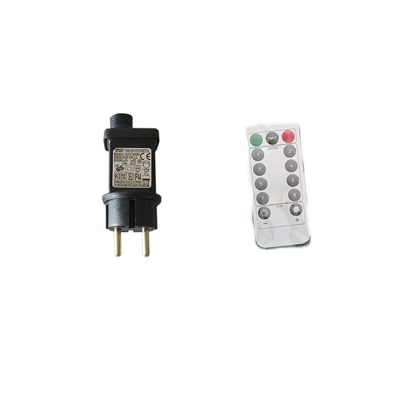 Joulukuusen valot 300 LED – ajastin, kaukosäädin, IP44, 8 valotilaa