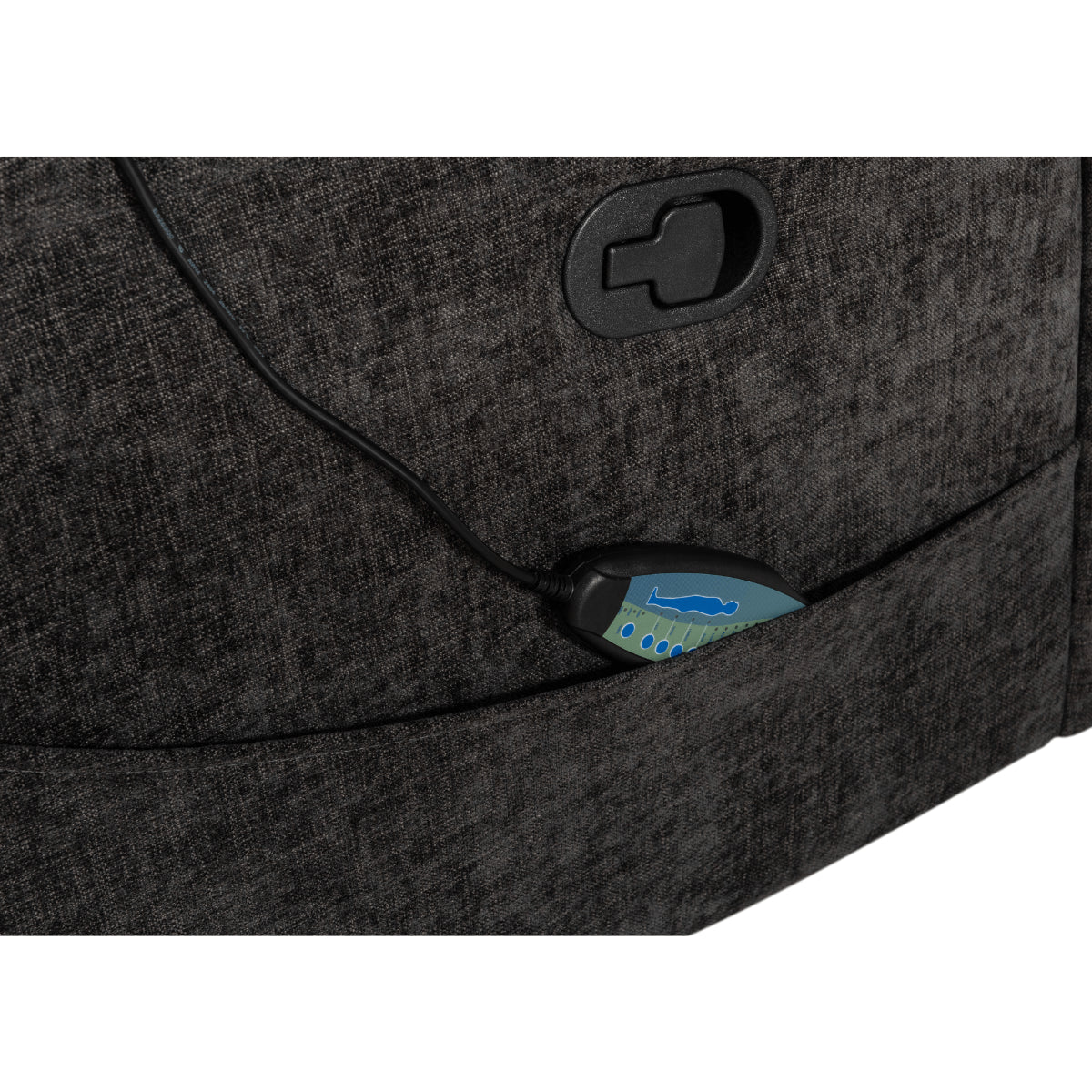 Pohjola Indoor Hierova Tv-tuoli / Mekanismituoli, Tummanharmaa