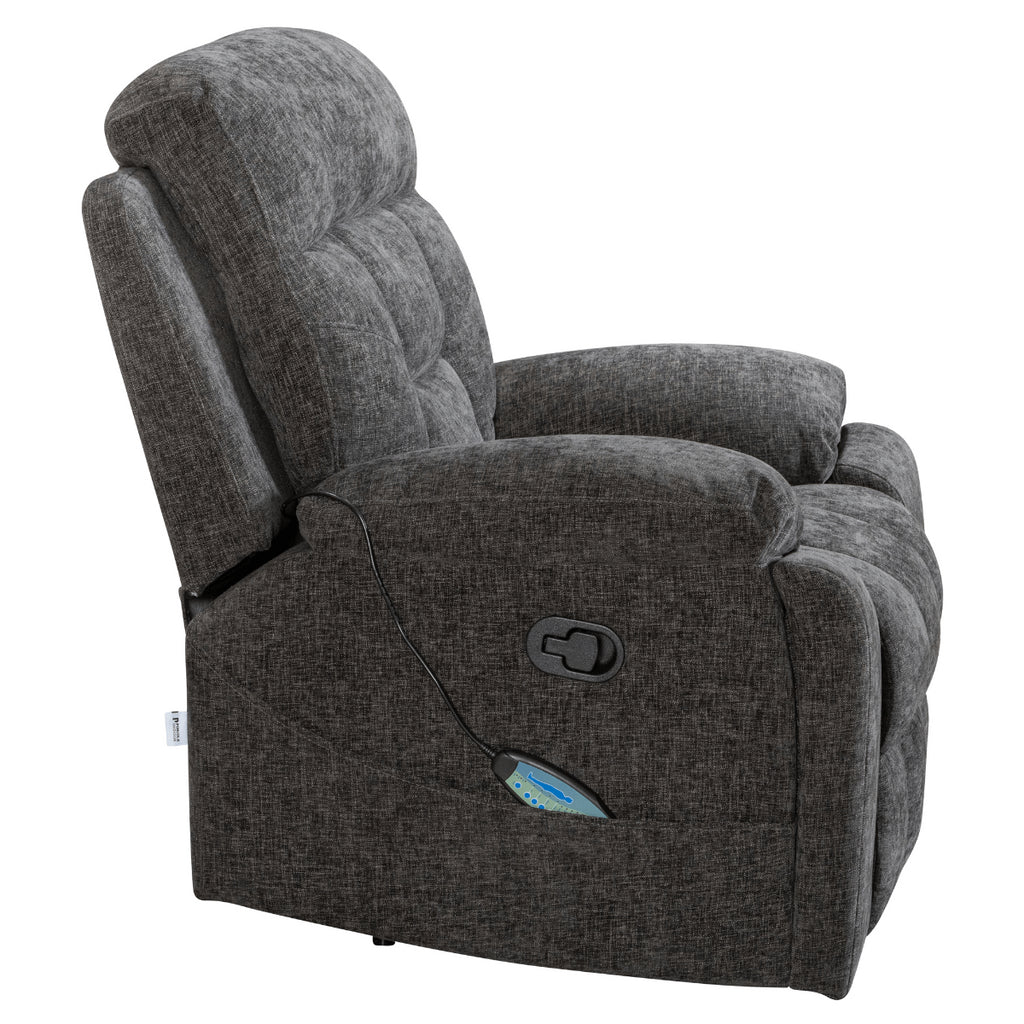 Pohjola Indoor Hierova Tv-tuoli / Mekanismituoli, Tummanharmaa