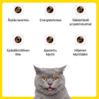 Pohjolan Lemmikkitarvike Kissan Laserlelu, Valkoinen