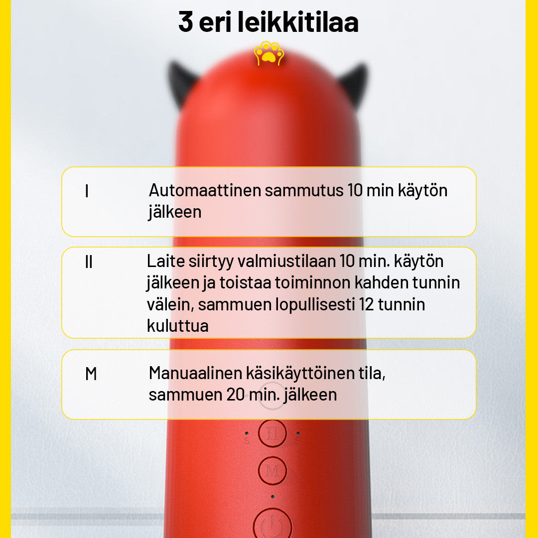 Pohjolan Lemmikkitarvike Kissan Laserlelu, Keltainen