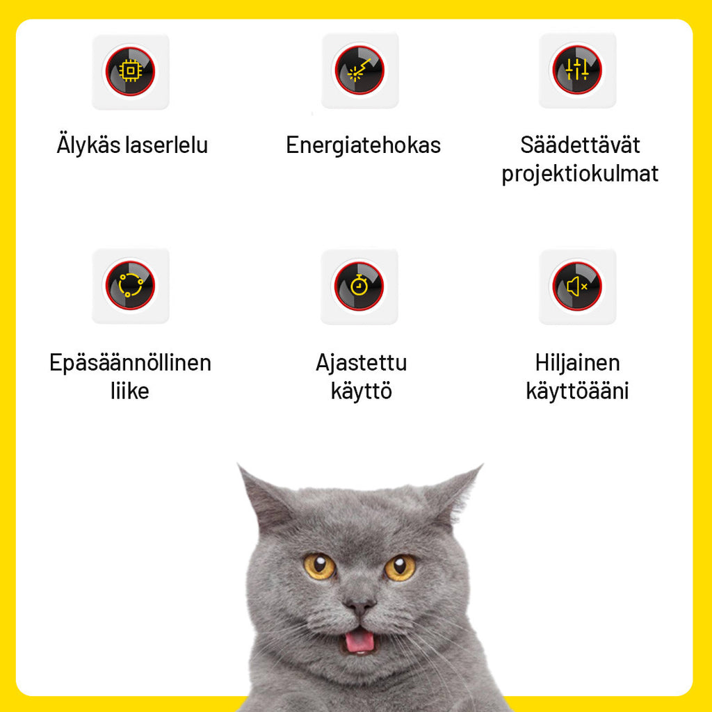 Pohjolan Lemmikkitarvike Kissan Laserlelu 2, Punainen