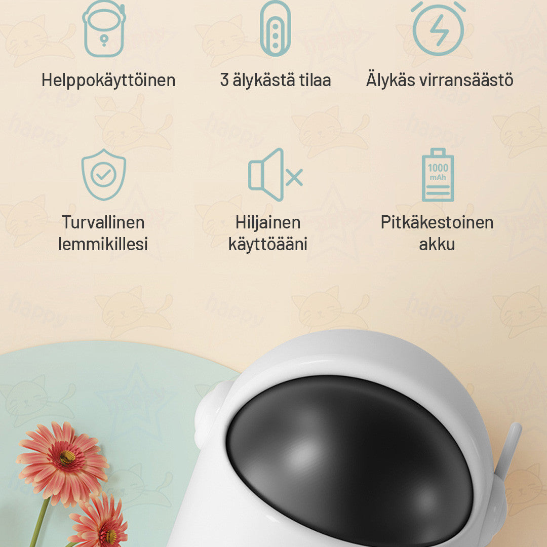 Pohjolan Lemmikkitarvike Kissan Laserlelu, Kolme tilaa, Säädettävä kulma