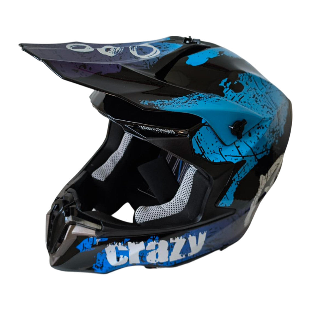 Crosshjälm VORTEX, XS–XXL – ABS-skal, CE-märkt, effektiv ventilation