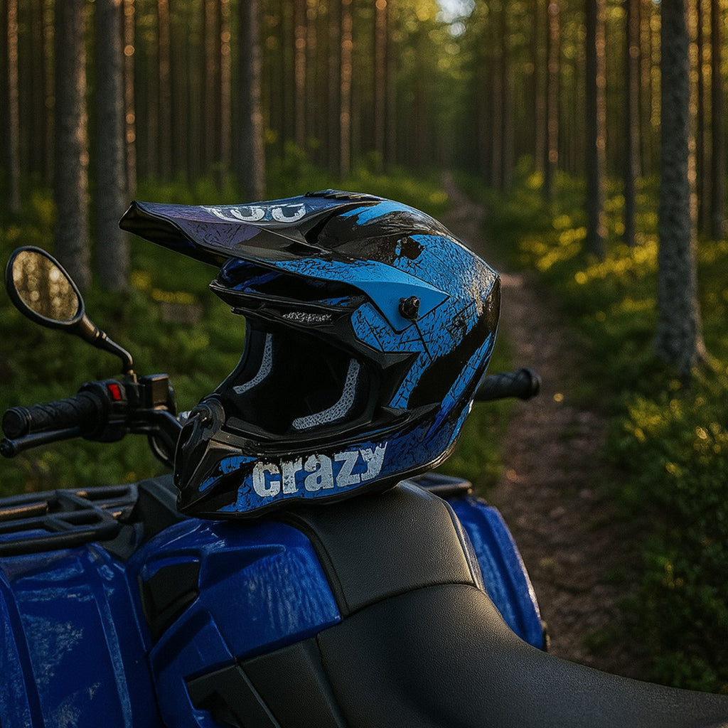 Crosshjälm VORTEX, XS–XXL – ABS-skal, CE-märkt, effektiv ventilation