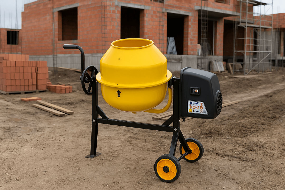 Betongkvarn 46 L – 150 W, IP44D, 29,8 rpm