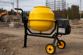 Betongkvarn 63 L – 220 W, IP44D, 27,5 rpm