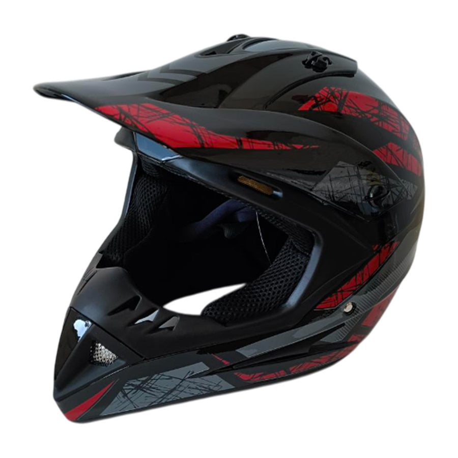 Crosshjälm XS–XXL – ABS-skal, CE-märkt, effektiv ventilation