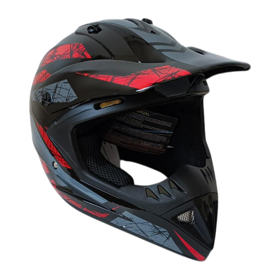 Crosshjälm XS–XXL – ABS-skal, CE-märkt, effektiv ventilation