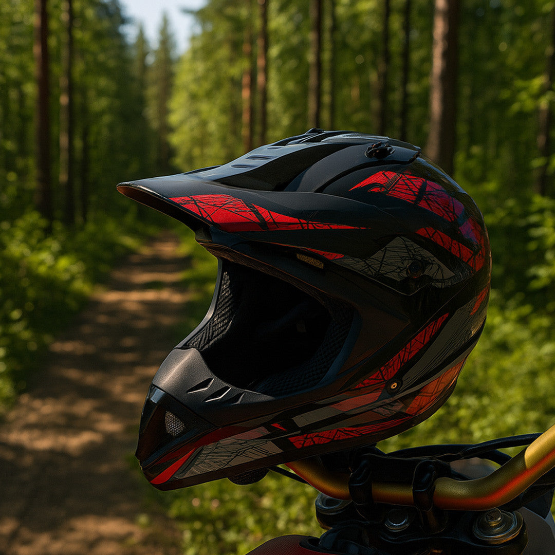 Crosshjälm XS–XXL – ABS-skal, CE-märkt, effektiv ventilation