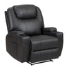Massagefåtölj 90 x 94 x 105 cm – recliner, 8 massageställen, kopphållare