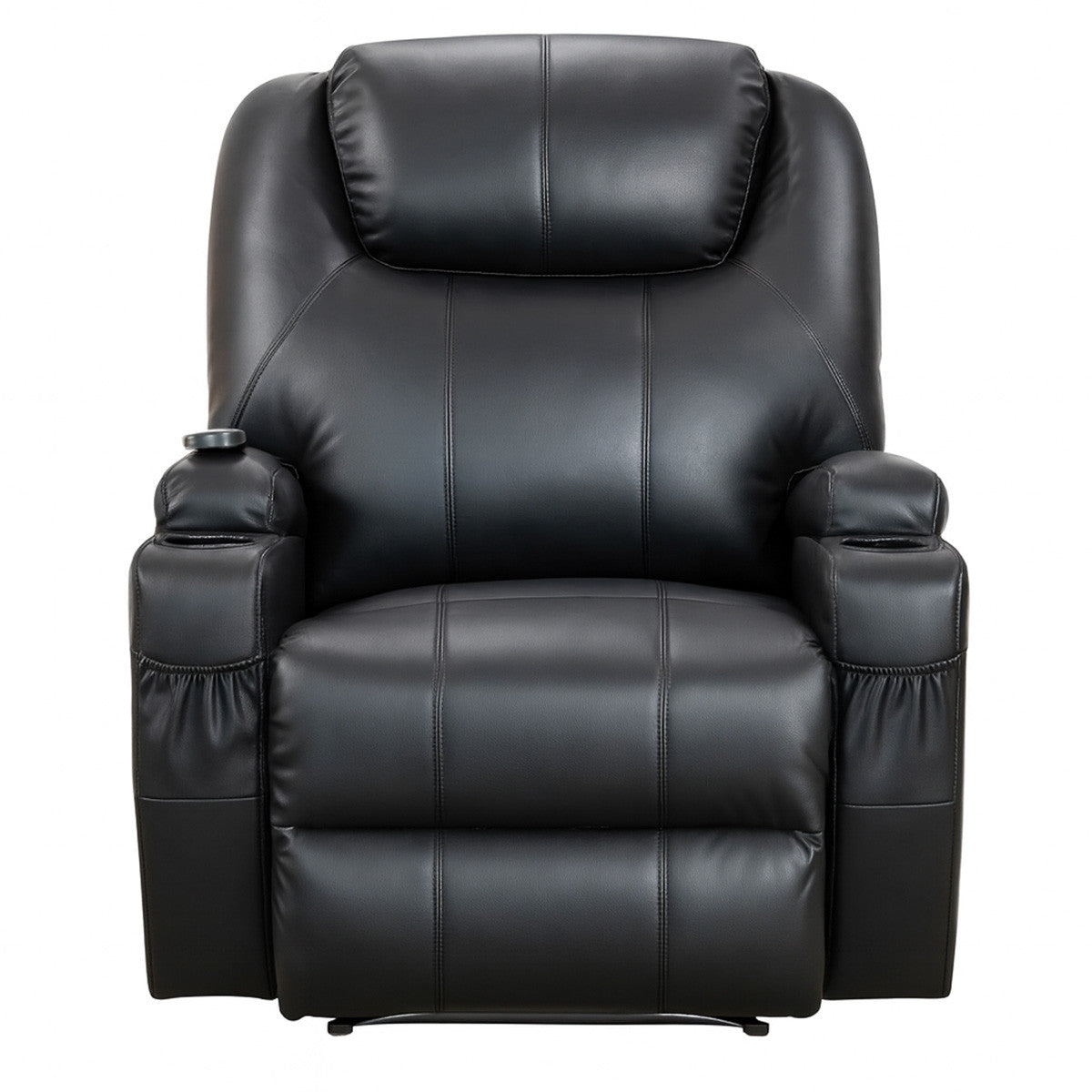 Massagefåtölj 90 x 94 x 105 cm – recliner, 8 massageställen, kopphållare