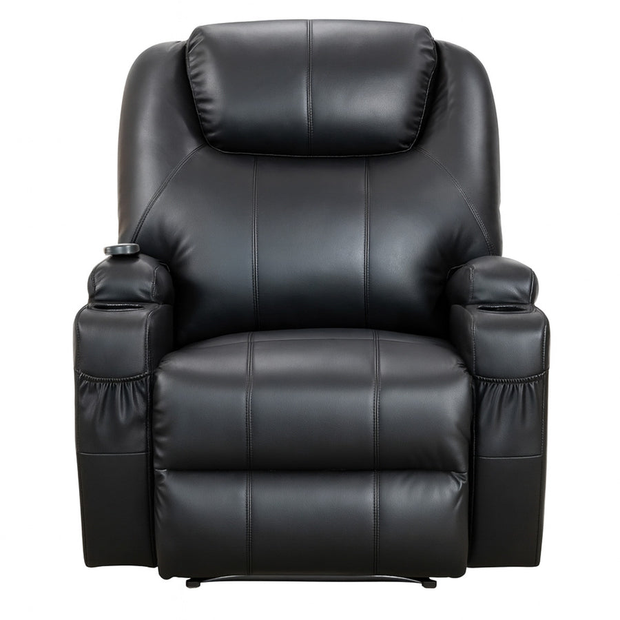 Hierova TV-tuoli 90 x 94 x 105 cm – recliner, 8 hierontapistettä, mukitelineet