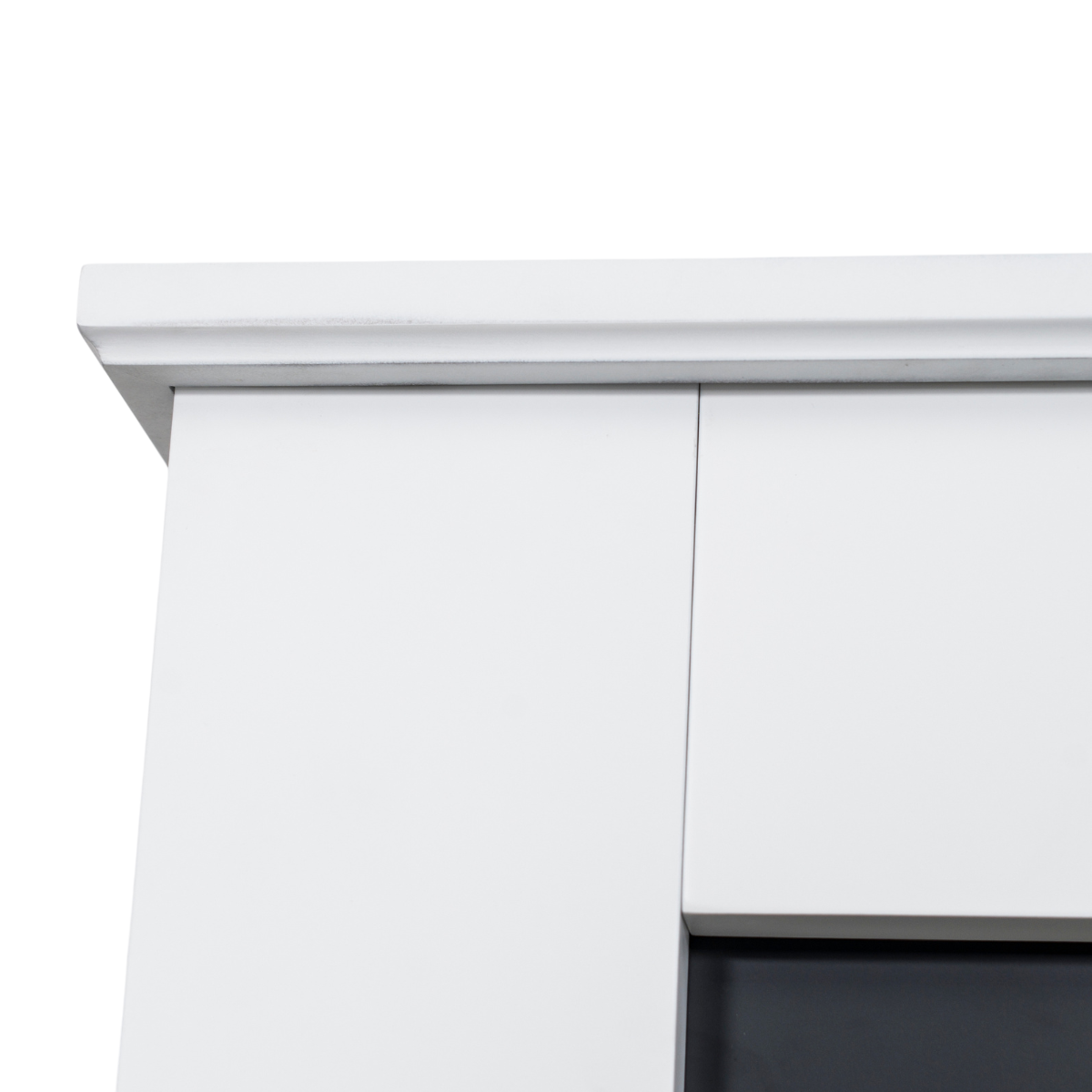 Elkamin Siena 950/1950W – 100 x 27 x 94,5 cm, LED-låga, vit
