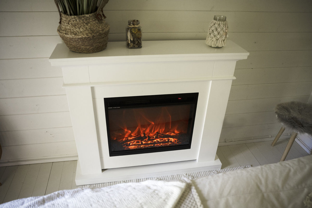 Sähkötakka Solaro 750/1500W – 109 x 26 x 94 cm, ajastin, valkoinen