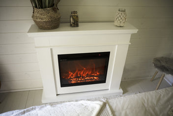 Sähkötakka Solaro 750/1500W – 109 x 26 x 94 cm, ajastin, valkoinen