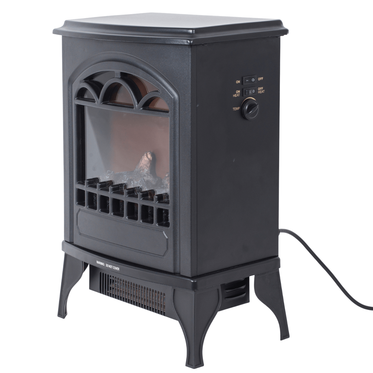 Elkamin Hehku 1750/1950W – lågaeffekt, överhettningsskydd, svart