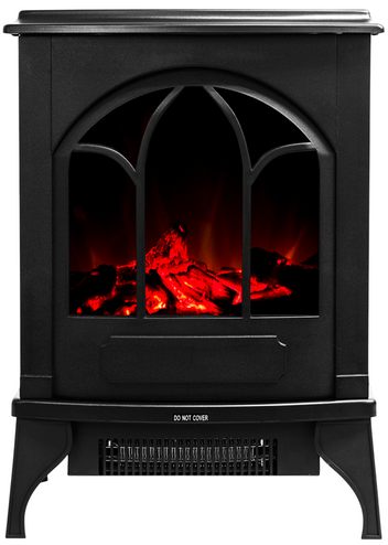 Elkamin Hehku 1A 1750/1950W – flammeffekt, överhettningsskydd, svart
