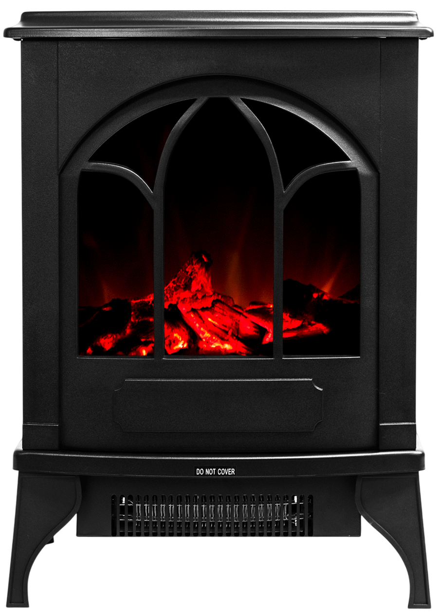 Elkamin Hehku 1A 1750/1950W – flammeffekt, överhettningsskydd, svart