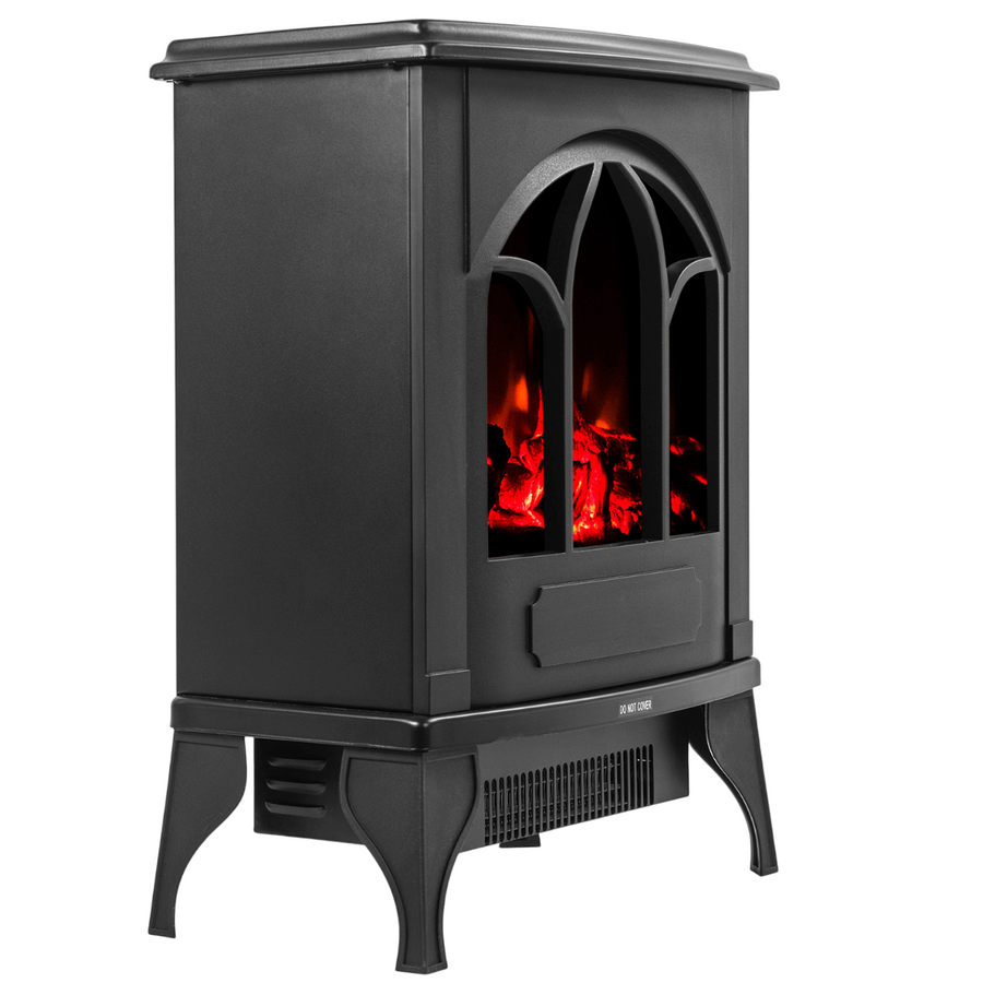 Elkamin Hehku 1A 1750/1950W – flammeffekt, överhettningsskydd, svart