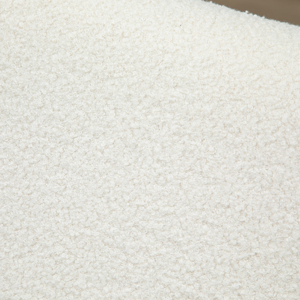 Keinutuoli verhoillulla istuimella, kumipuuta, kermanvalkoinen, 60 x 81 x 71 cm