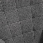 Keinutuoli retrodesignilla, massiivipuuta, 98 x 71 x 101 cm, tummanharmaa