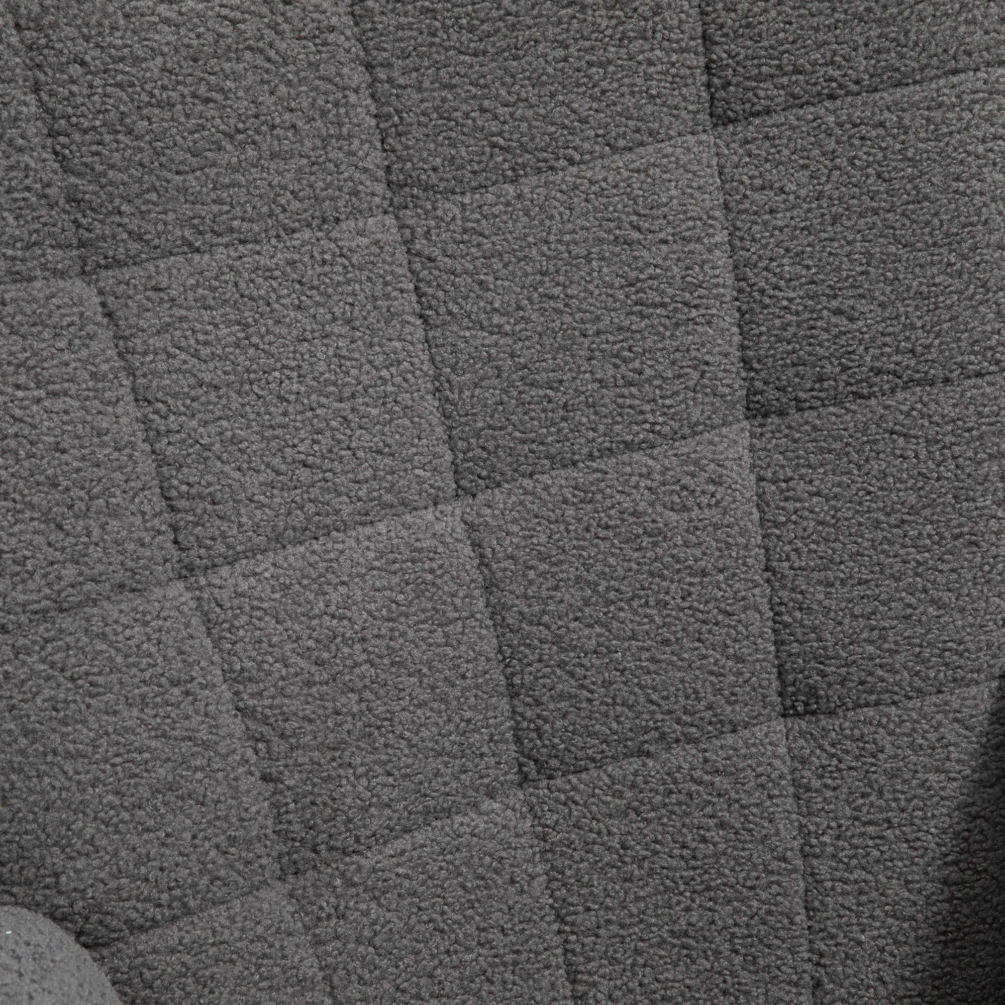 Keinutuoli retrodesignilla, massiivipuuta, 98 x 71 x 101 cm, tummanharmaa