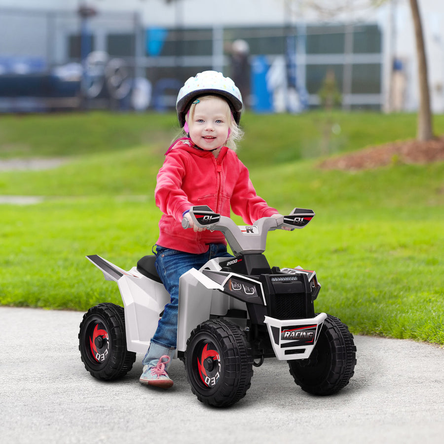 sähkömönkijä lapsille 18–36 kk – valkoinen , 2,5 km/h, 25 kg kantavuus