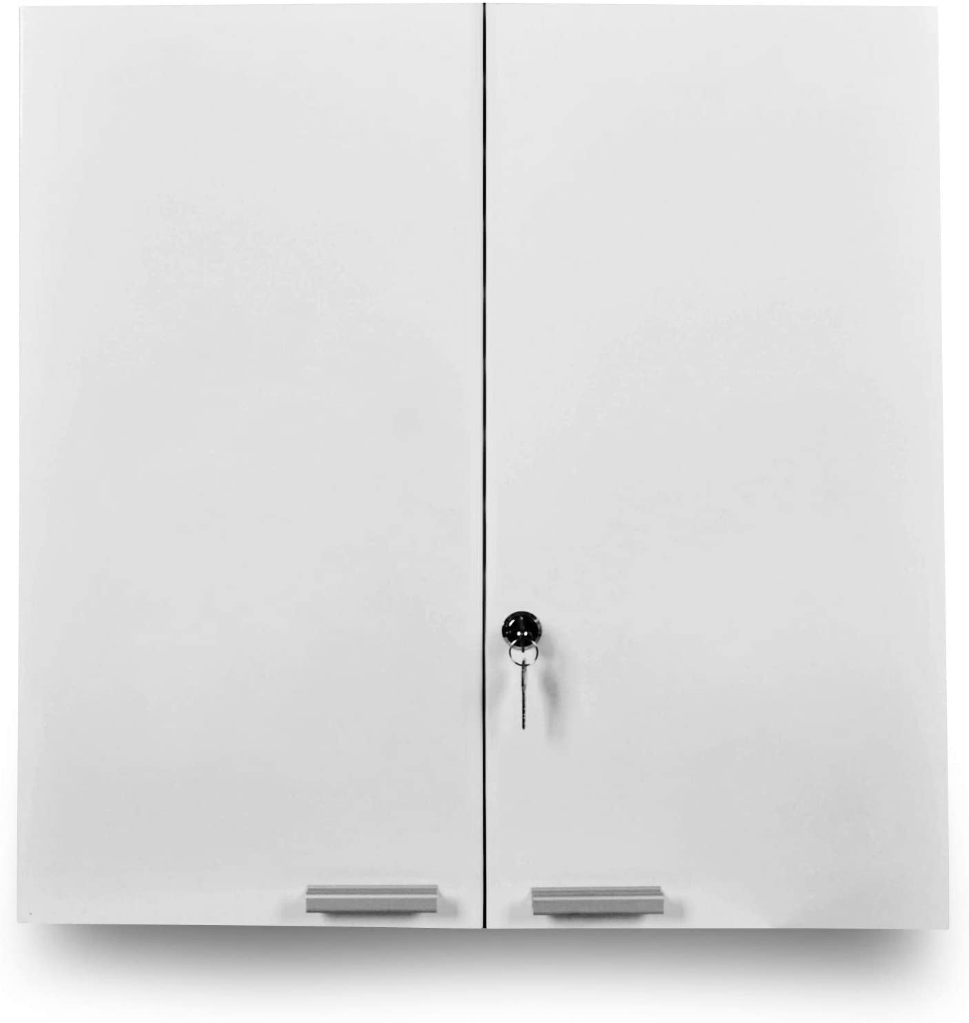 OUTLET ASIAKASPALAUTUS! Valkoinen Lukittava lääkekaappi