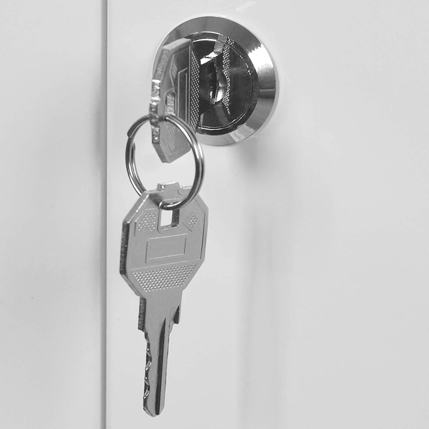 OUTLET ASIAKASPALAUTUS! Valkoinen Lukittava lääkekaappi