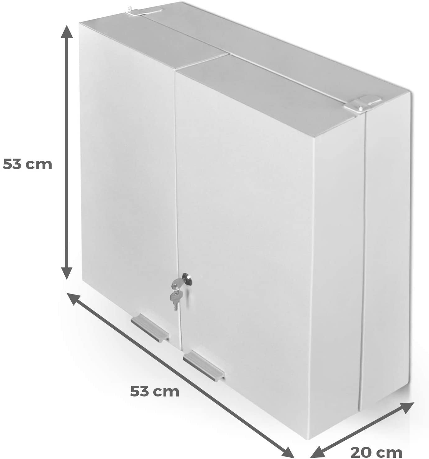 OUTLET ASIAKASPALAUTUS! Valkoinen Lukittava lääkekaappi