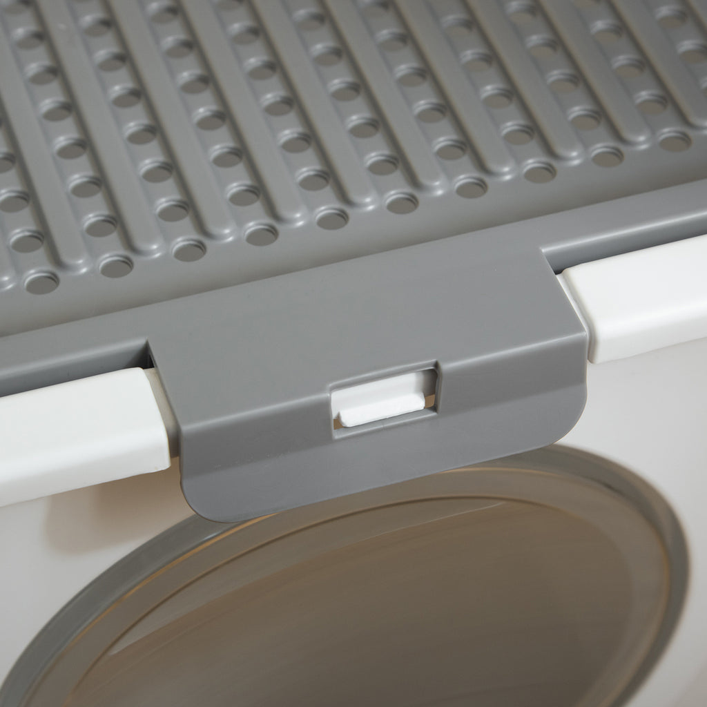 Suljettu kissanvessa yläluukulla – hajuton, kompakti ja helppo puhdistaa