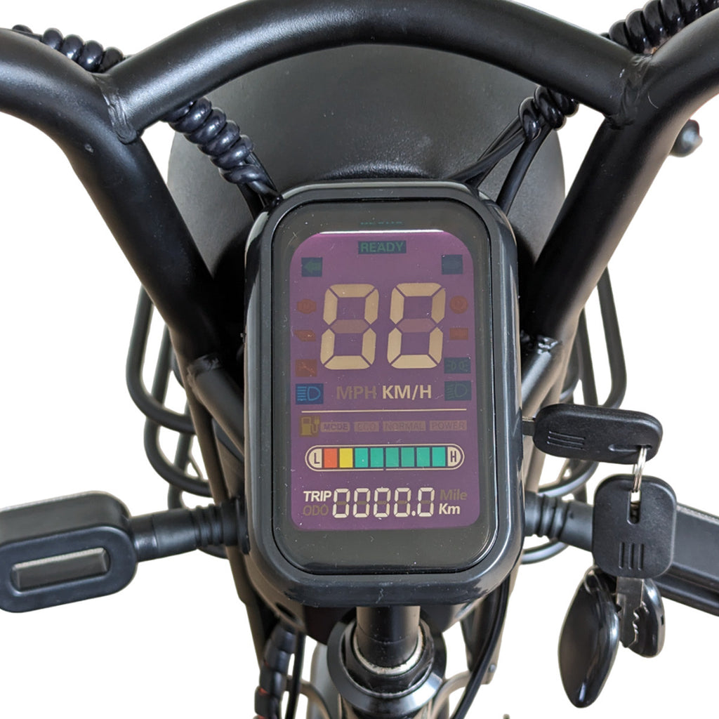 OUTLET! POHJOLA MOTORS Senioriskootteri 1000W, 16km/h, 48V20AH, Musta