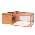 Ulkokaninhäkki – kompakti, säänkestävä kuusipuinen kanin häkki ulko- ja sisäkäyttöön