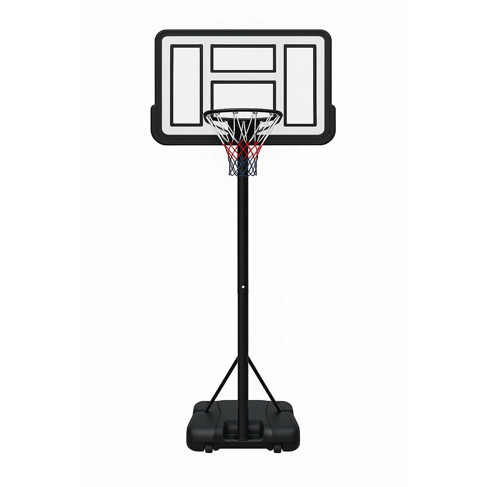 POHJOLAN URHEILUTARVIKE Koripalloteline 1,35-3,05m Valkoinen/Musta