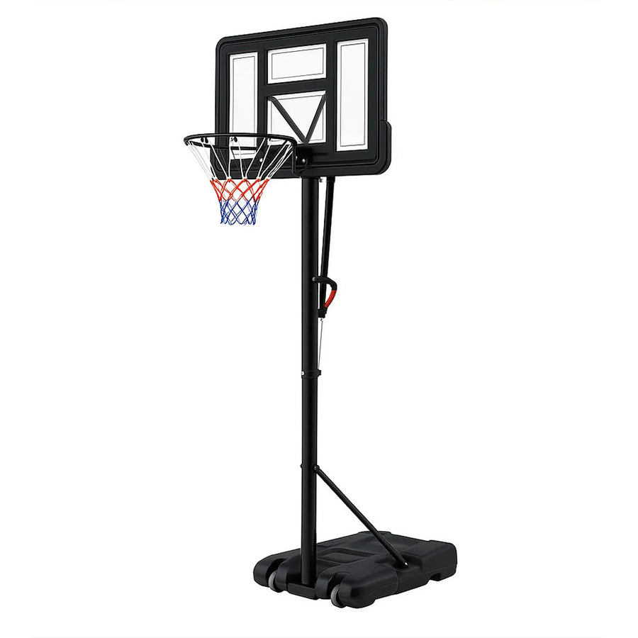 Basketkorg 2,30–3,05 m – manuell höjdjustering, 45 cm ring, 110 x 75 cm bakplatta