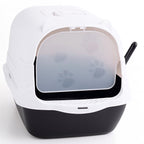 Pohjolan Lemmikkitarvike Kissan Hiekkalaatikko, 51x37x36cm, Musta/Harmaa