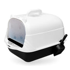 Pohjolan Lemmikkitarvike Kissan Hiekkalaatikko, 51x37x36cm, Musta/Harmaa