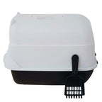 Pohjolan Lemmikkitarvike Kissan Hiekkalaatikko, 51x37x36cm, Musta/Harmaa