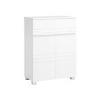 VASAGLE Valkoinen kylpyhuonekaappi säädettävällä hyllyllä – kompakti säilytysratkaisu kotiin