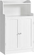 Pilvenvalkoinen kylpyhuonekaappi säädettävillä hyllyillä – tilava ja vakaa säilytysratkaisu kotiin