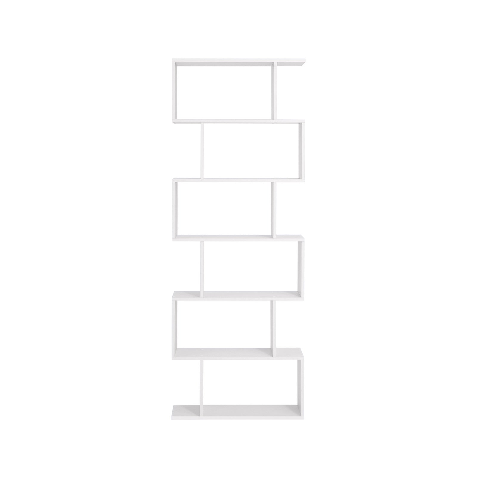 Valkoinen kuutiohylly 190 cm – tilava ja turvallinen kirjahylly kotiin ja toimistoon