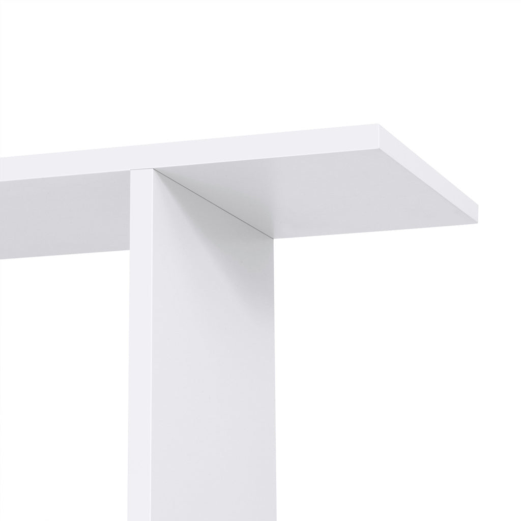 Valkoinen kuutiohylly 190 cm – tilava ja turvallinen kirjahylly kotiin ja toimistoon