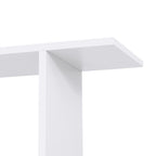 Valkoinen kuutiohylly 190 cm – tilava ja turvallinen kirjahylly kotiin ja toimistoon