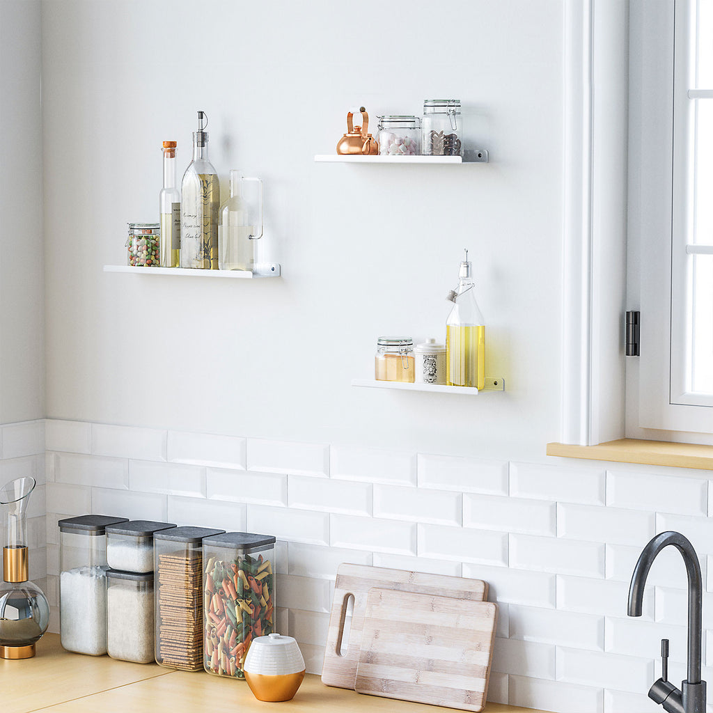 SONGMICS metalliset seinähyllyt, 3 kpl