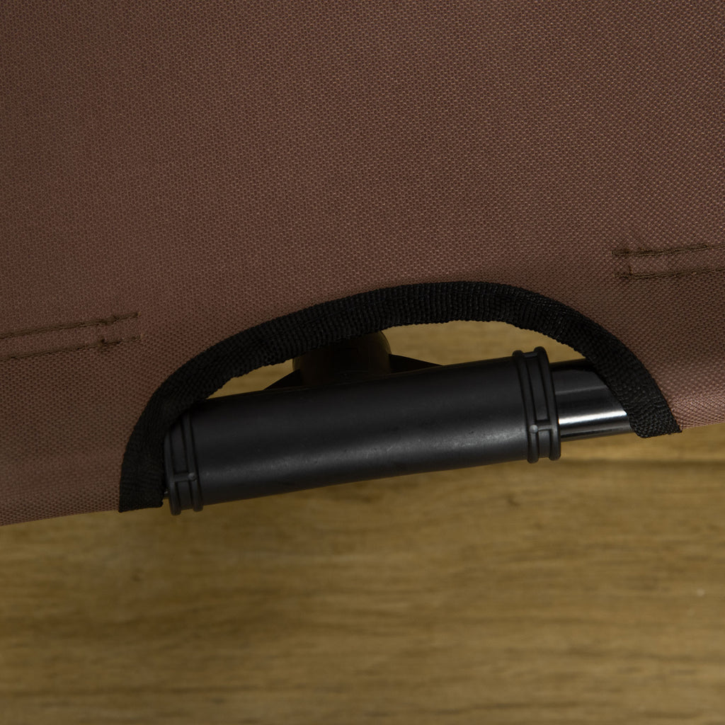 Suuri korotettu koiranpeti katoksella – hengittävä ja UV-suojattu lemmikin sänky, max. 50 kg