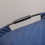 Korotettu lemmikkisänky katoksella – hengittävä ulkosänky keskikokoisille koirille, sininen