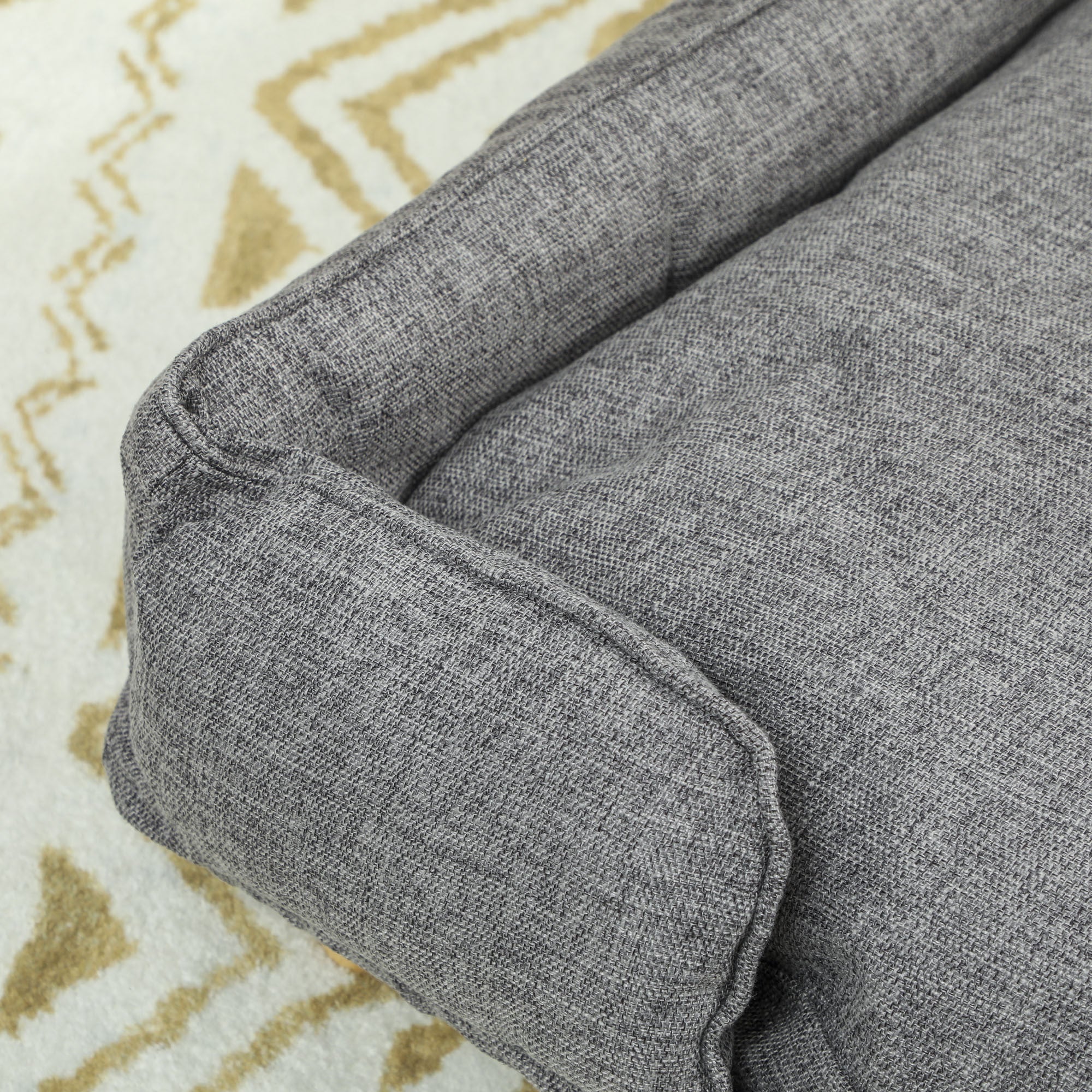 Koiransohva pehmeällä tyynyllä – harmaa, 96 cm, enintään 30 kg