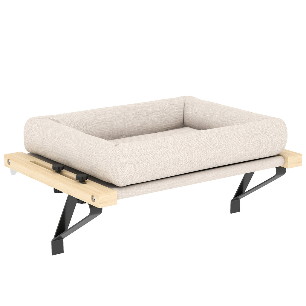 Säädettävä kissansänky ikkunalaudalle & patterille – tukeva runko, konepestävä tyyny ja lämmin lepoalusta