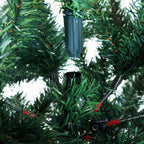 180 cm aidonnäköinen tekokuusi – 1000 oksaa, vihreä PVC-kuusi ja tukeva metallijalka, sisäkäyttöön